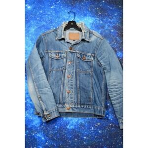 Freenote Cloth USA Selvedge Denim Type 3 Trucker Japan Jacket Faded Freedom M